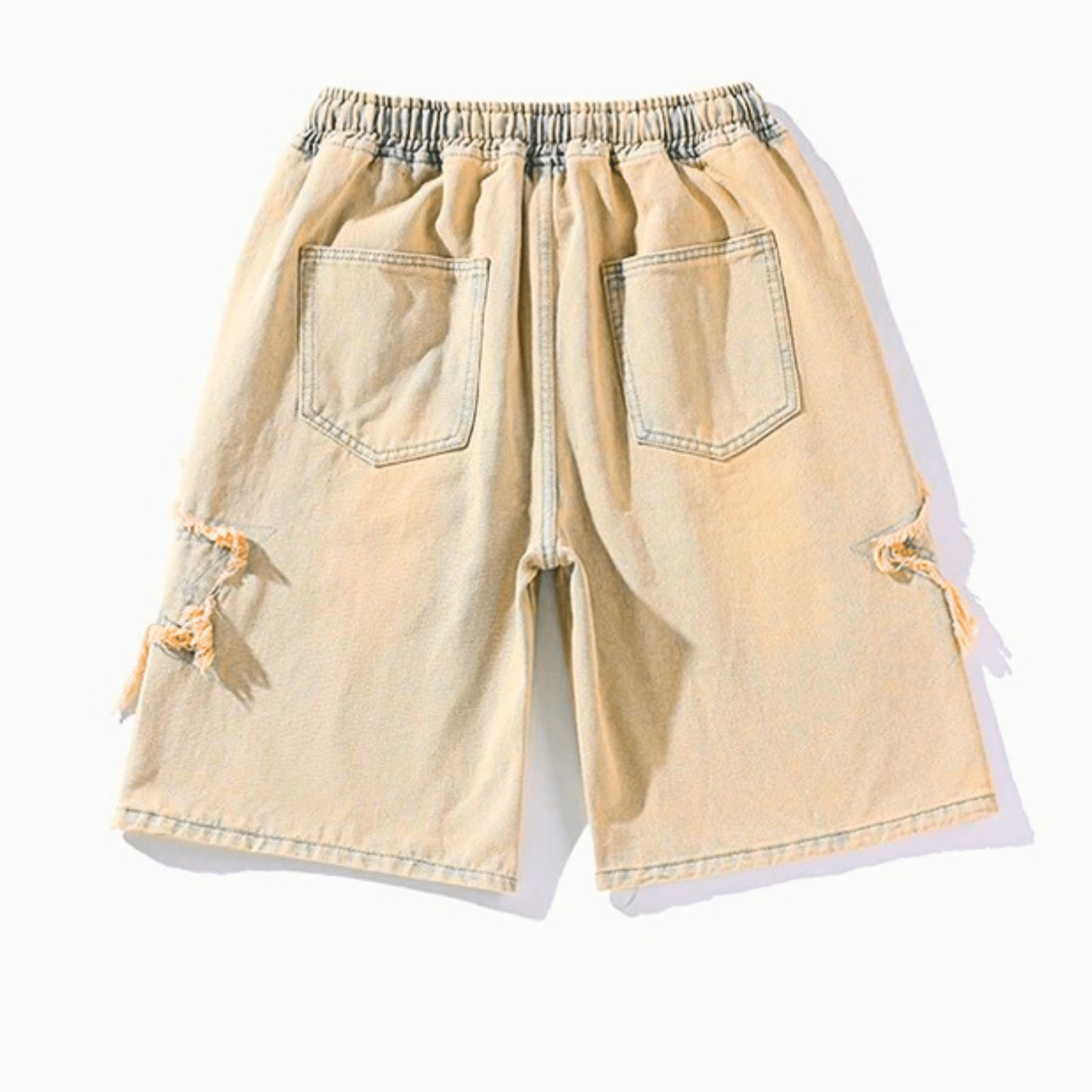 Star Patch Denim Shorts