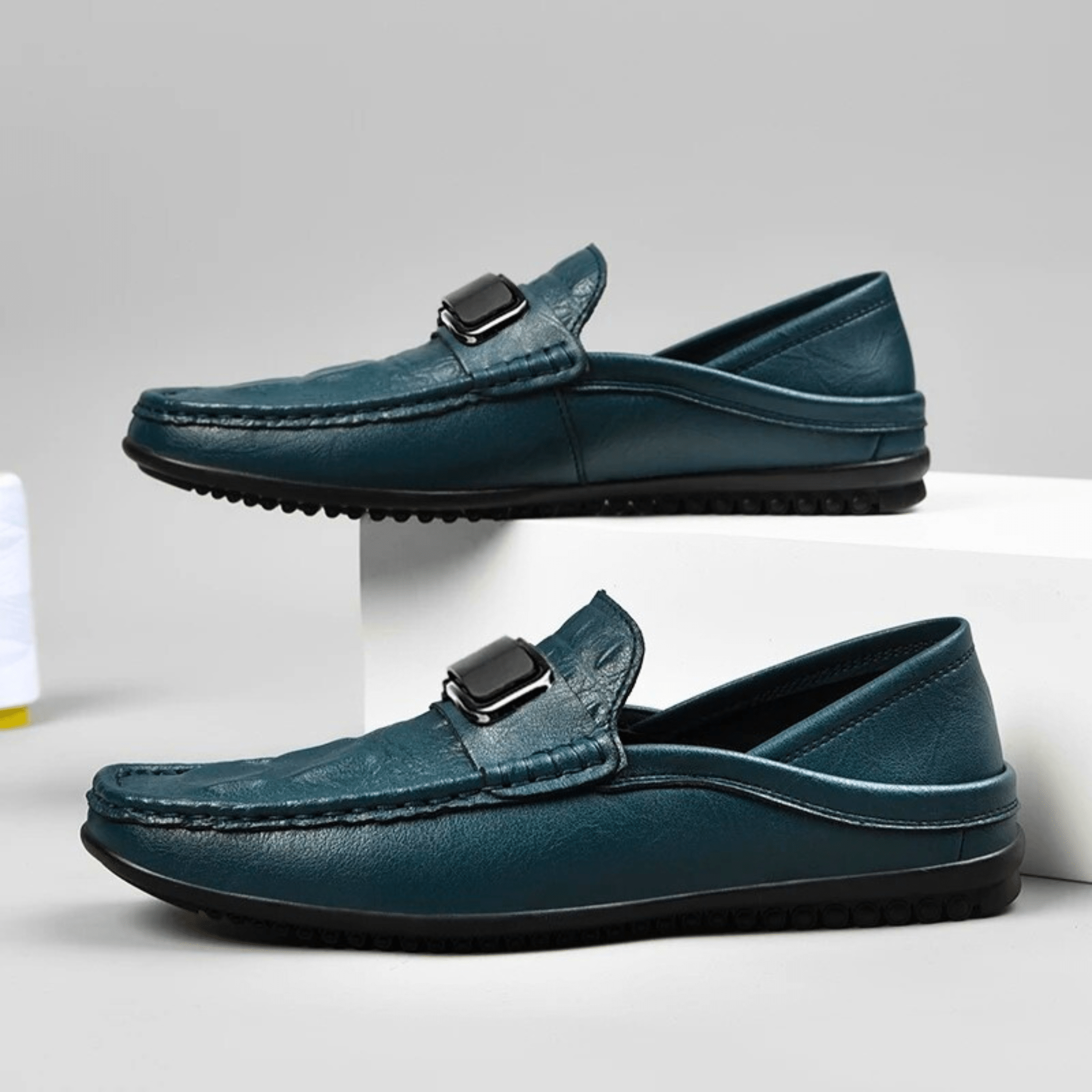 Statement Genuine Leather Loafers