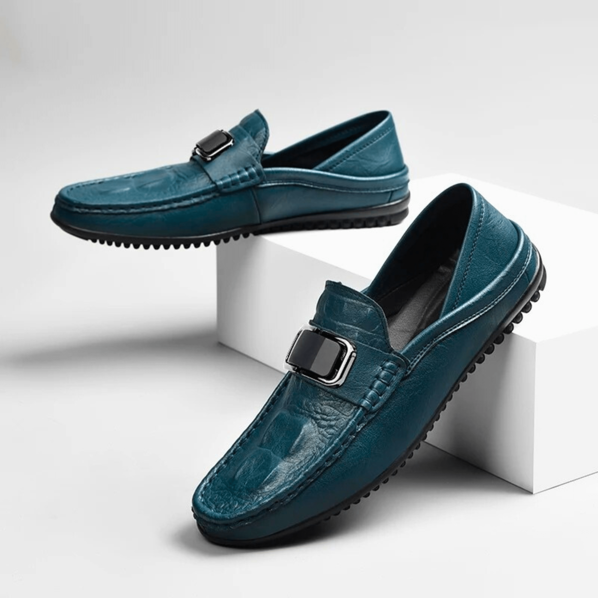 Statement Genuine Leather Loafers