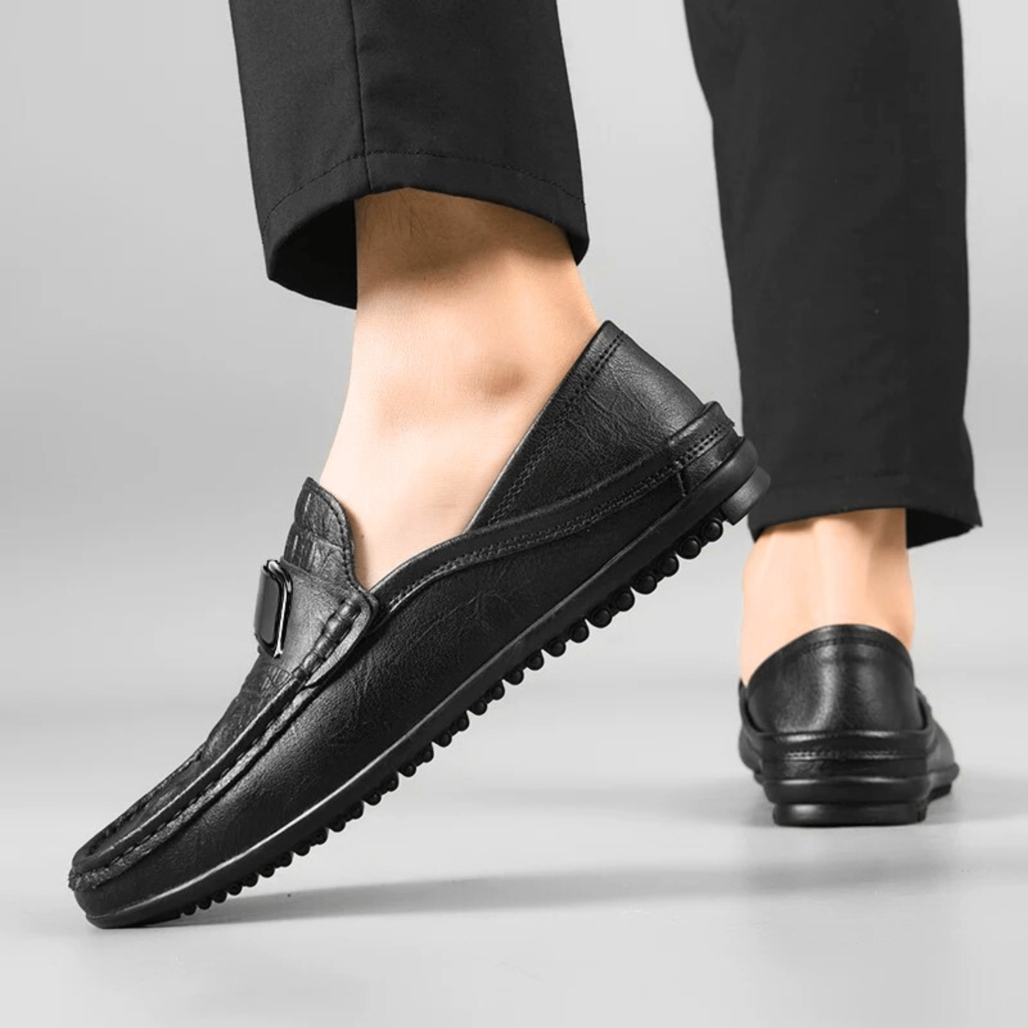 Statement Genuine Leather Loafers