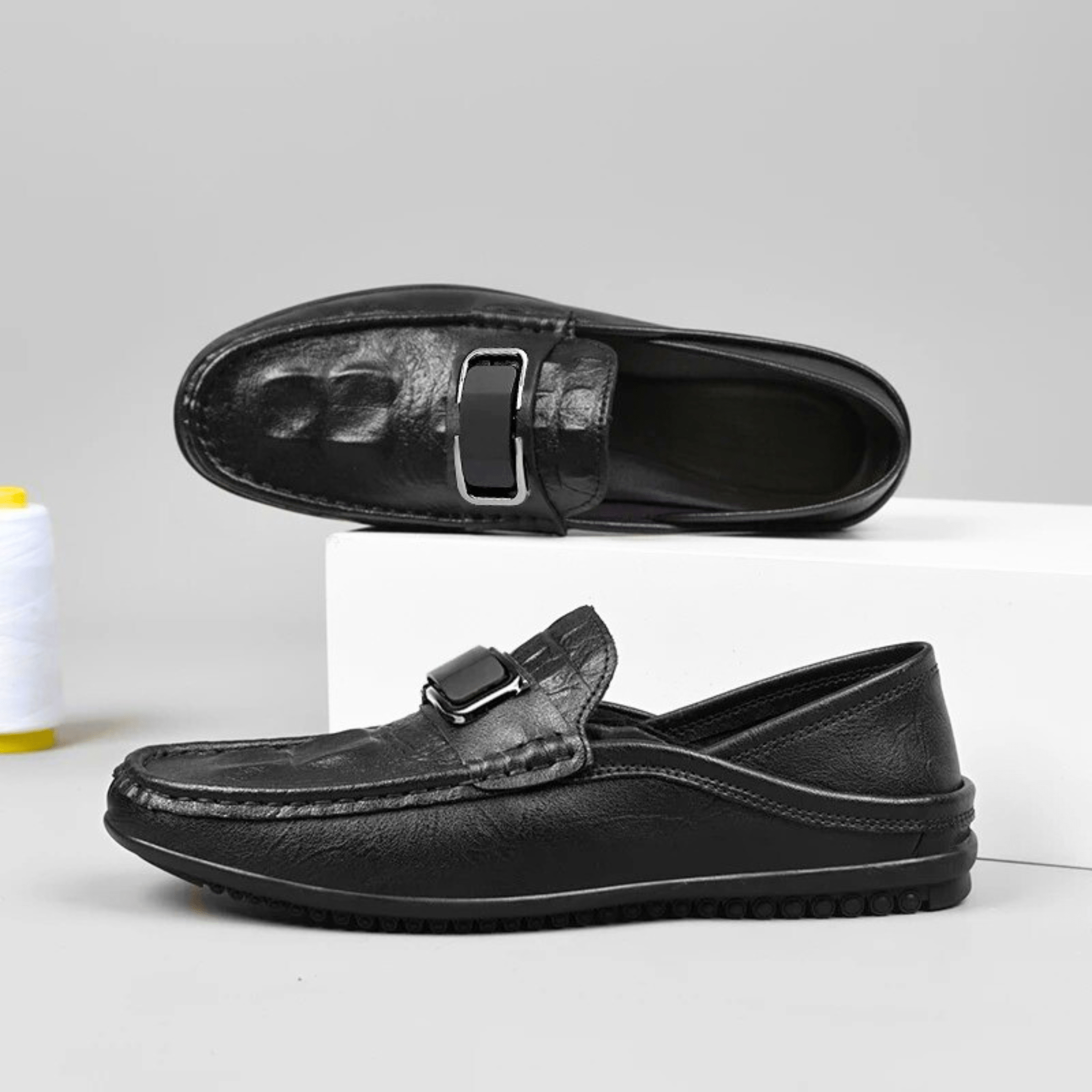 Statement Genuine Leather Loafers