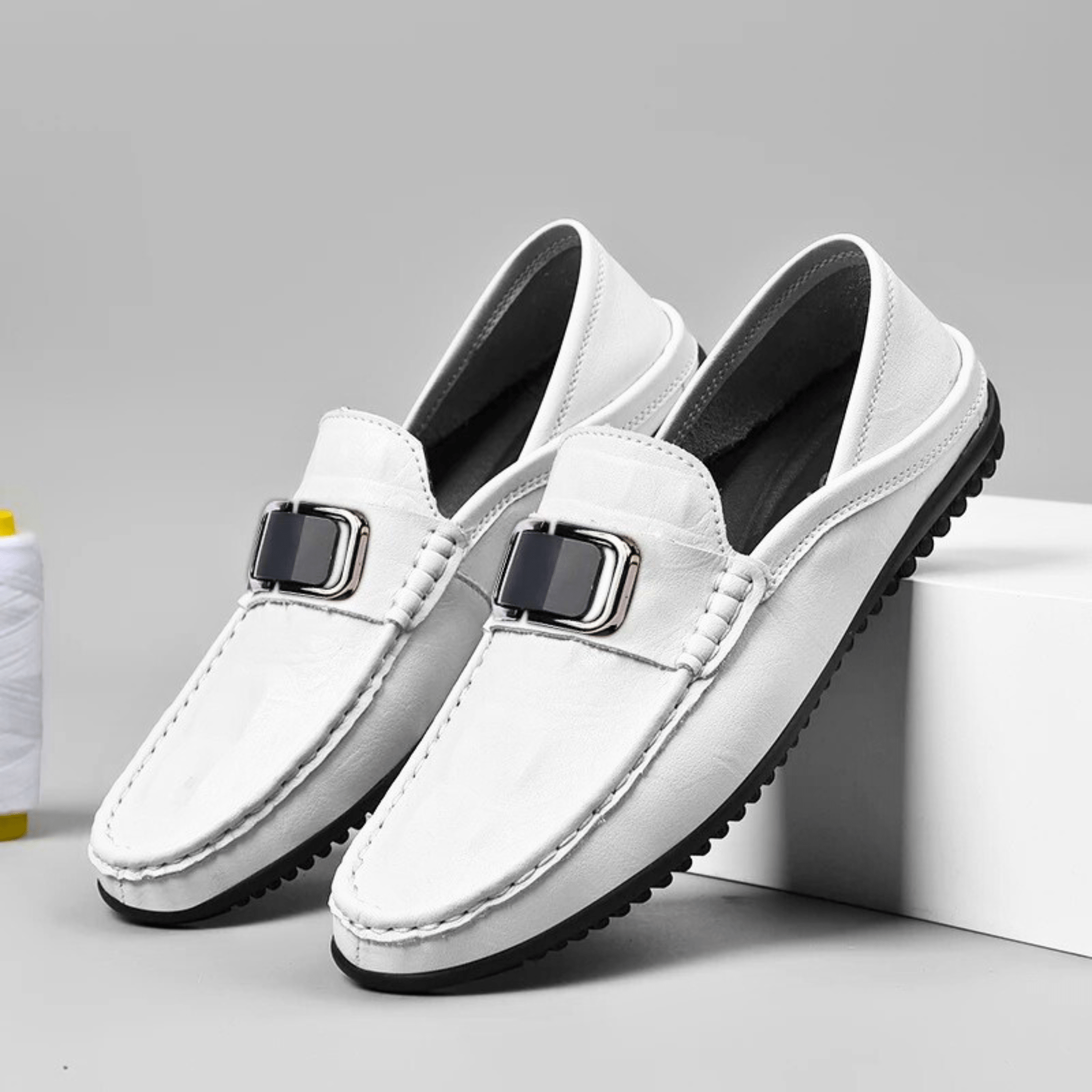 Statement Genuine Leather Loafers