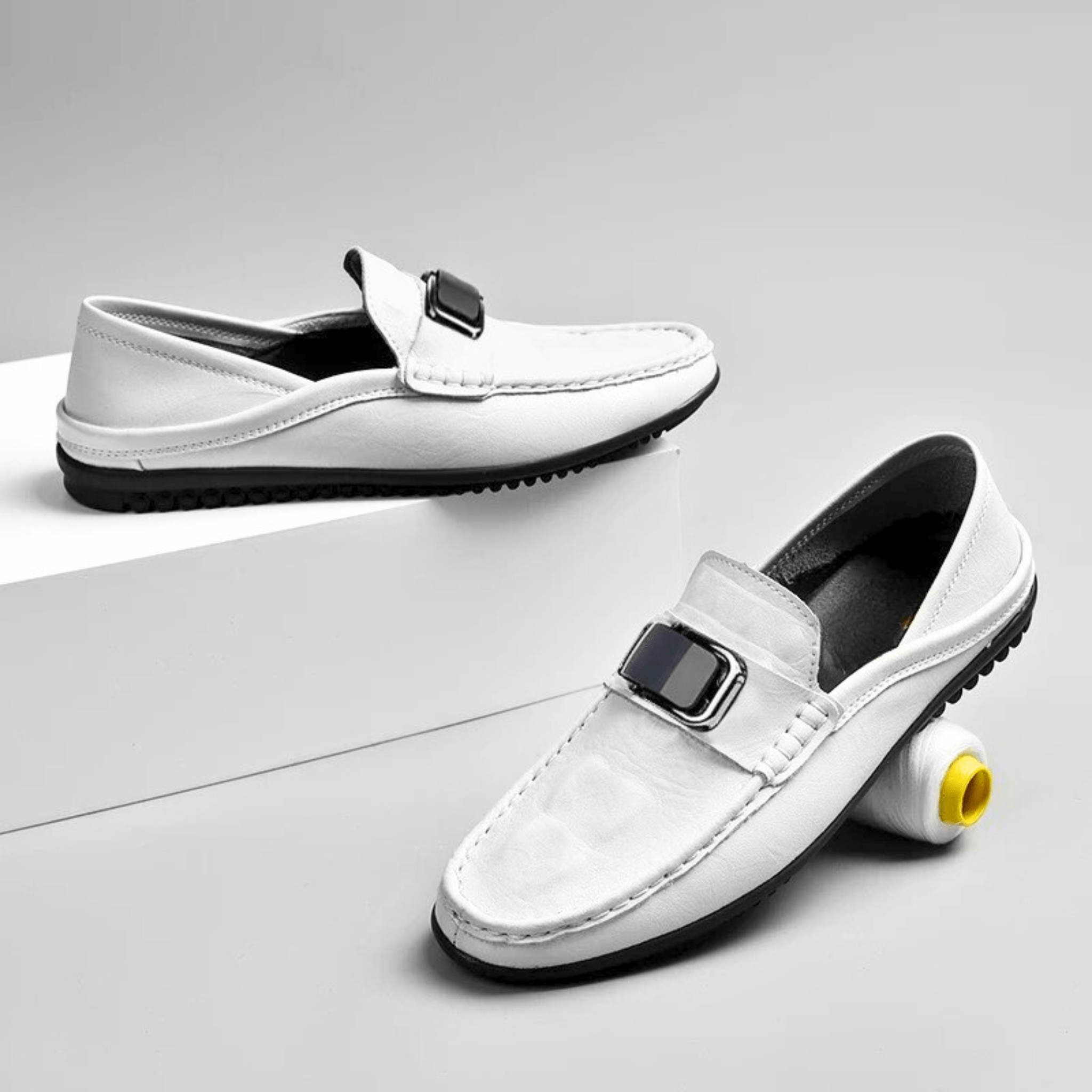 Statement Genuine Leather Loafers