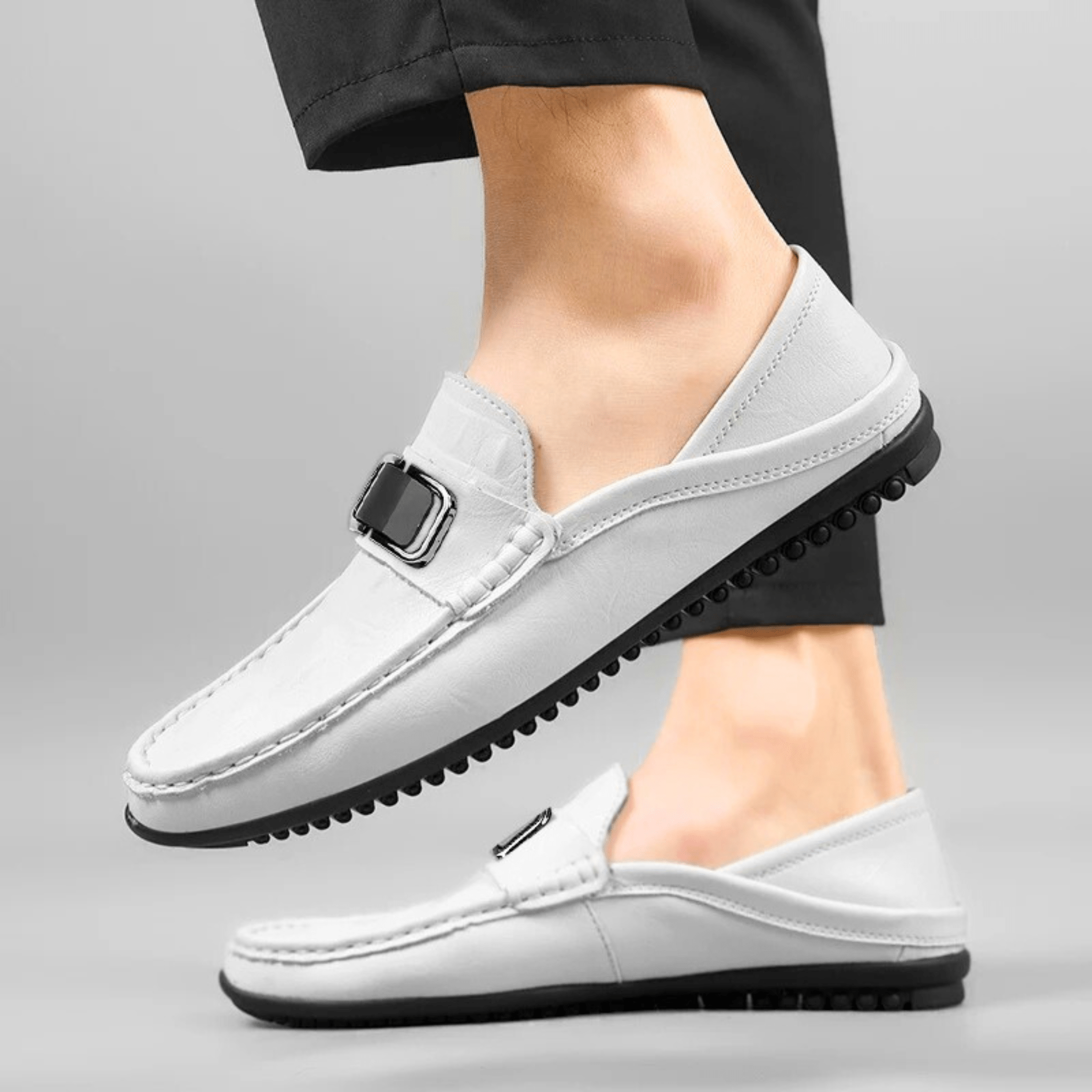 Statement Genuine Leather Loafers