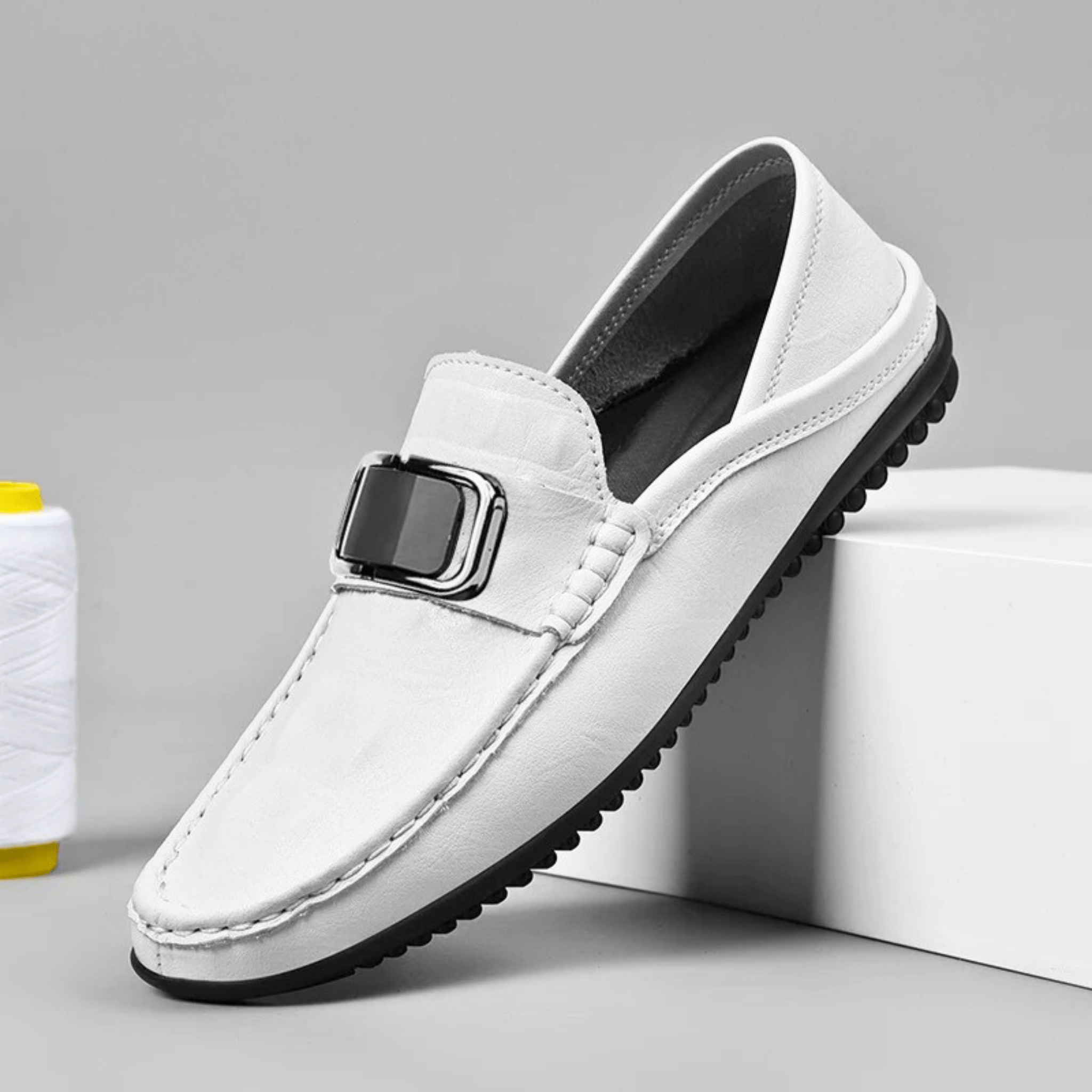 Statement Genuine Leather Loafers