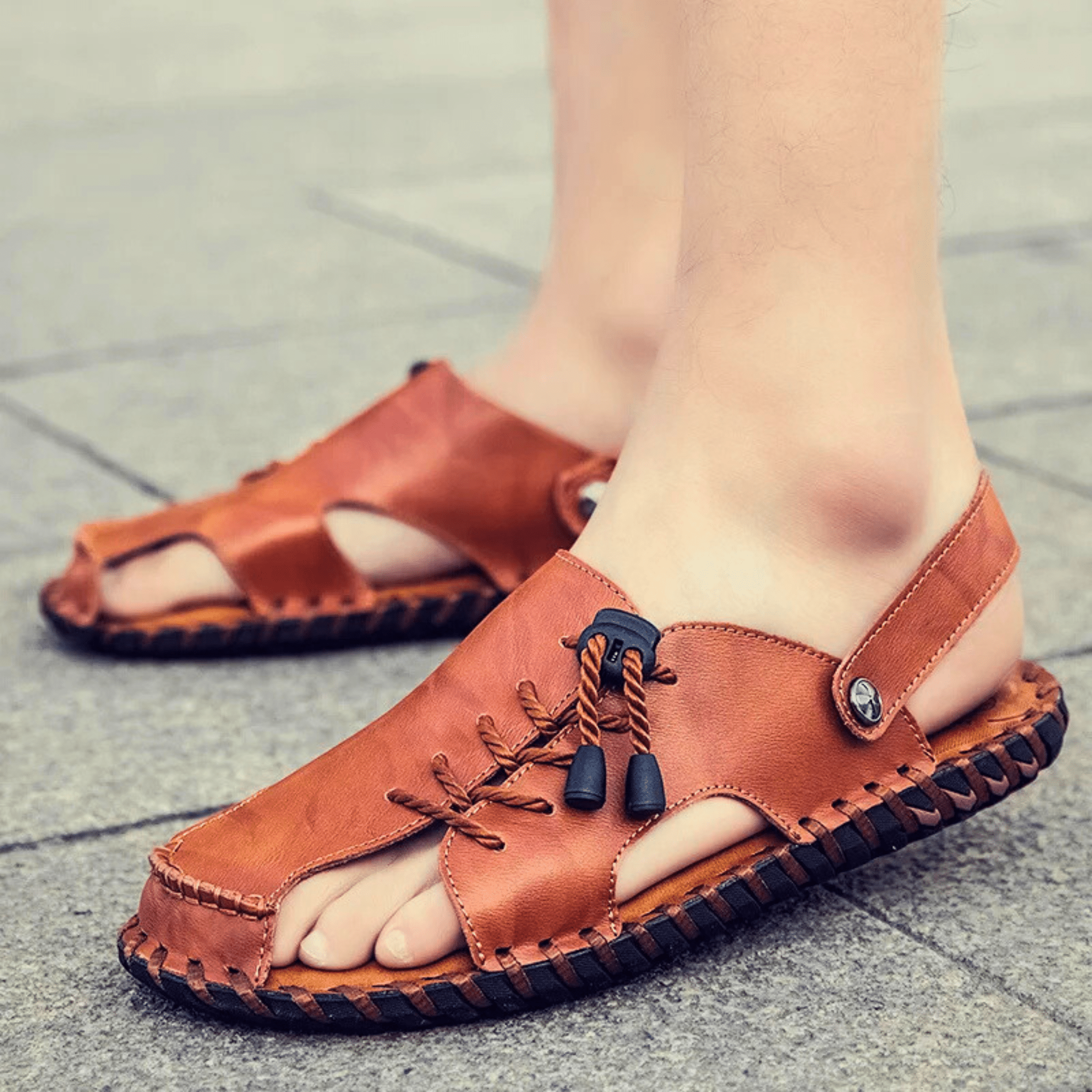Strado Leather Sandals