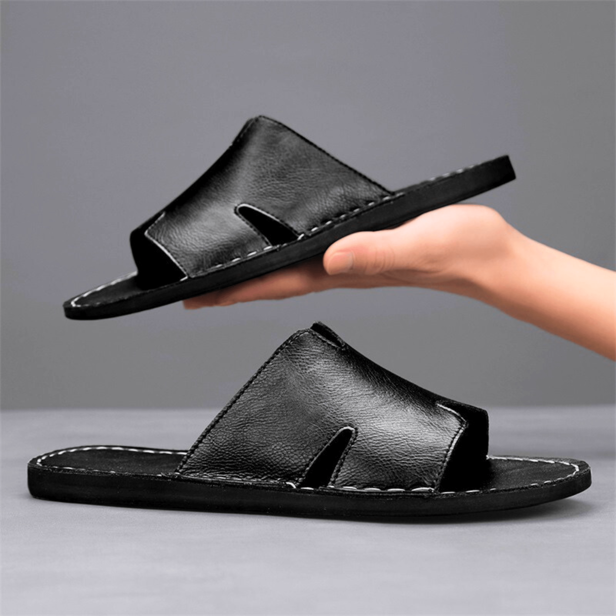 Vintage Genuine Leather Sandals