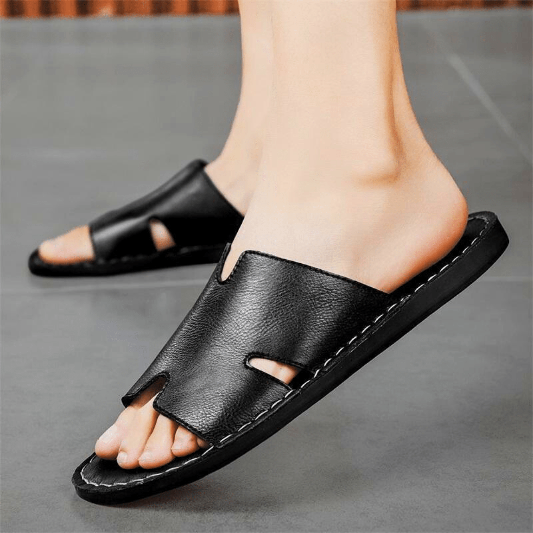 Vintage Genuine Leather Sandals