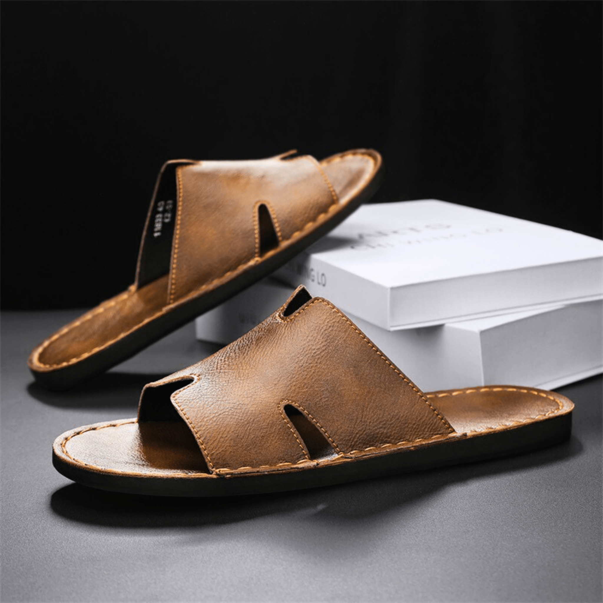 Vintage Genuine Leather Sandals