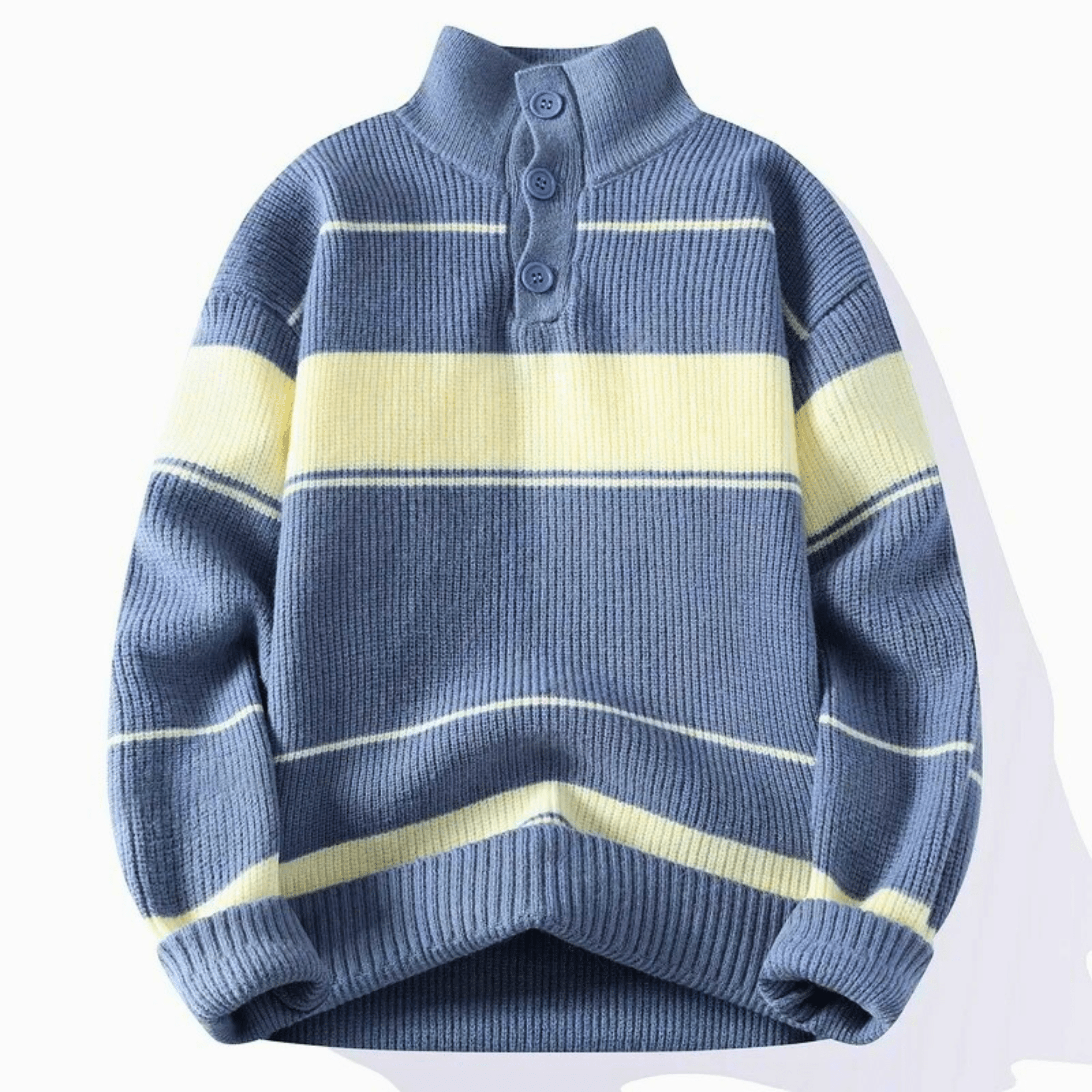 LuxeStripe Knit Sweater