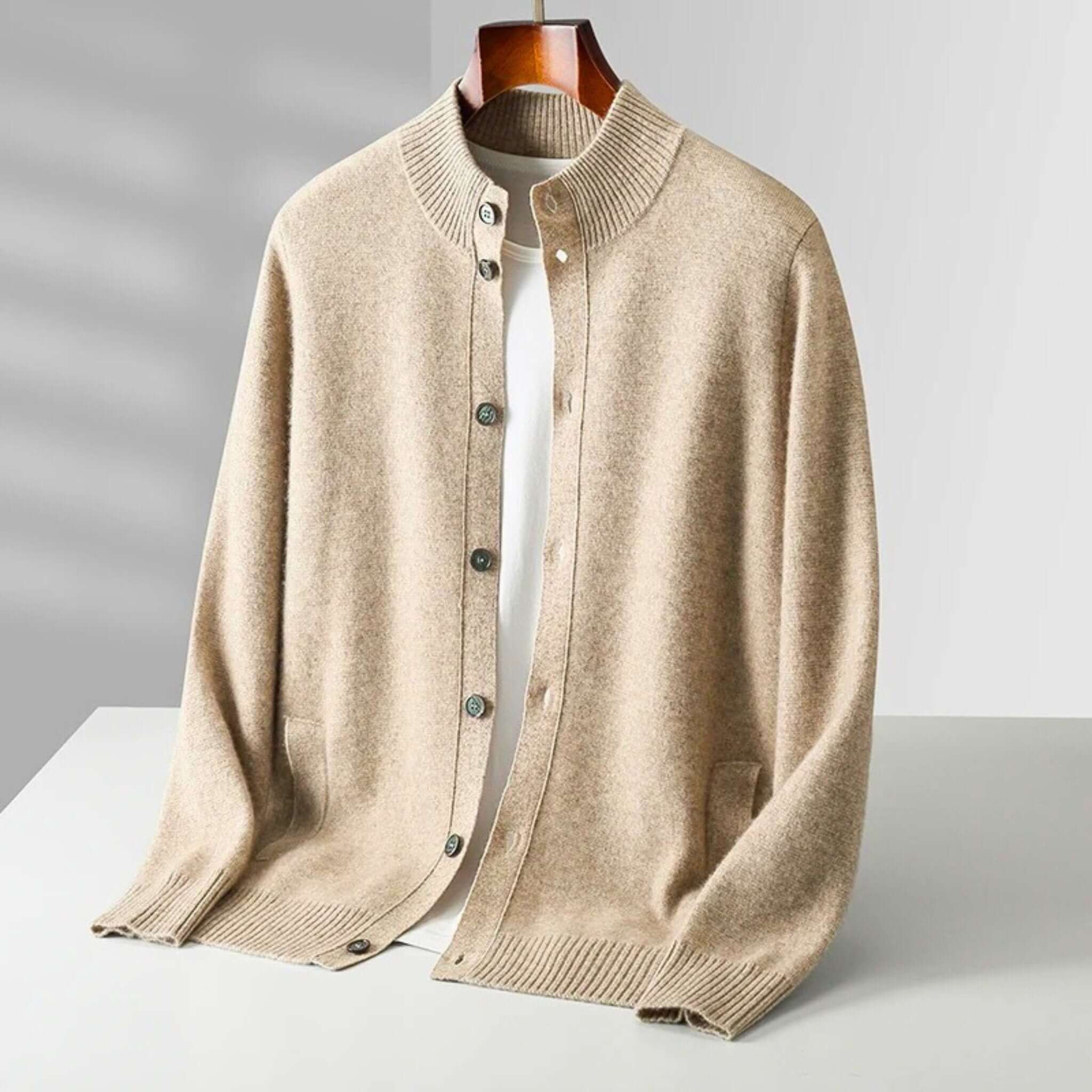 Eterna Merino Wool Cardigan