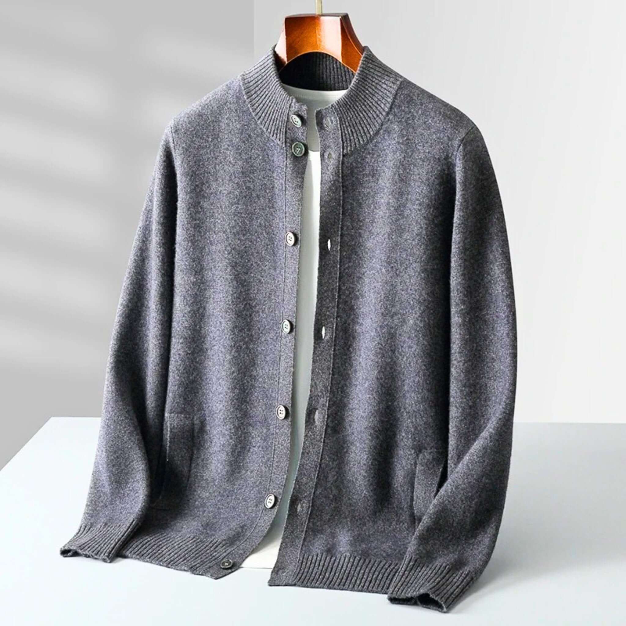 Eterna Merino Wool Cardigan