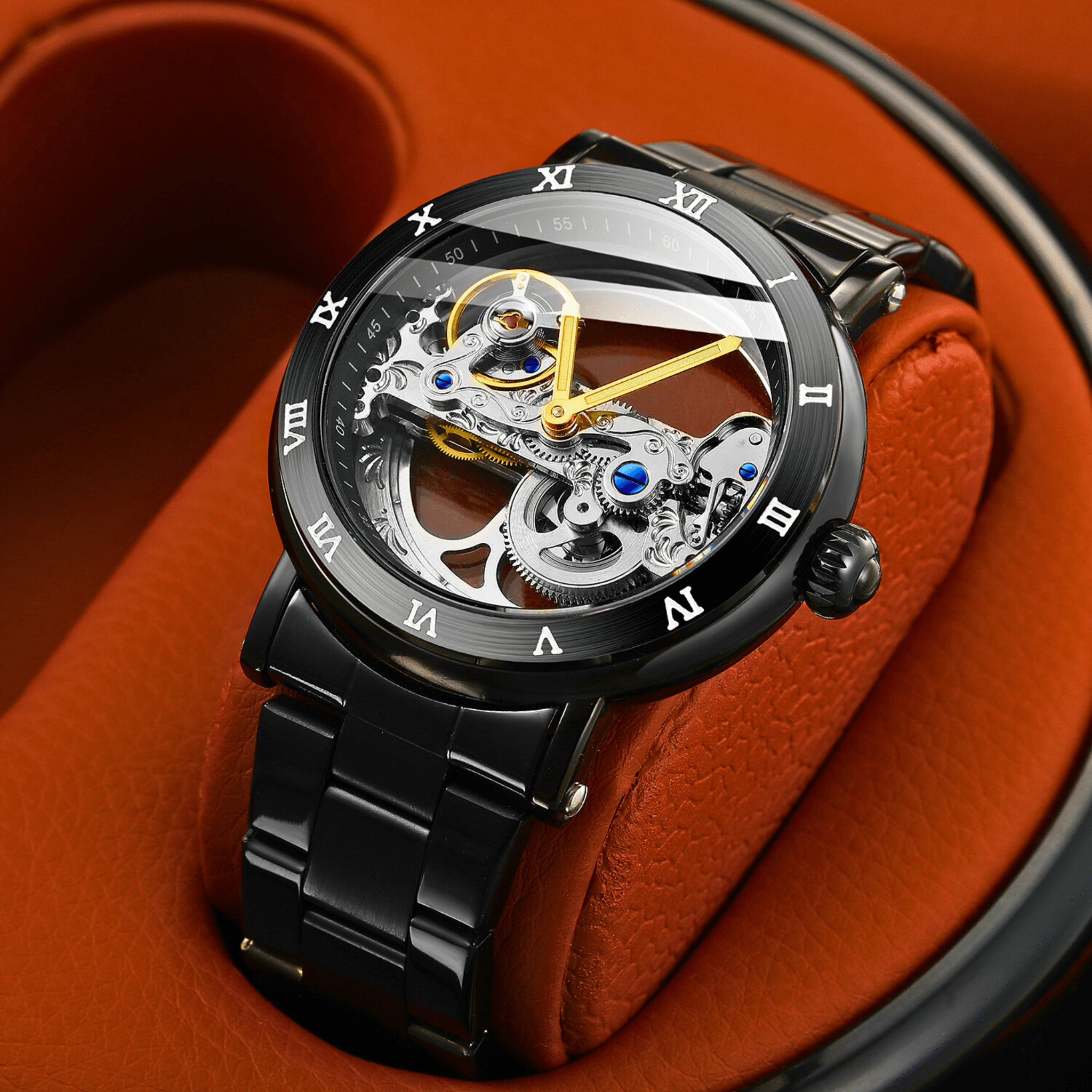 Titanium Skeleton Tourbillon Watch