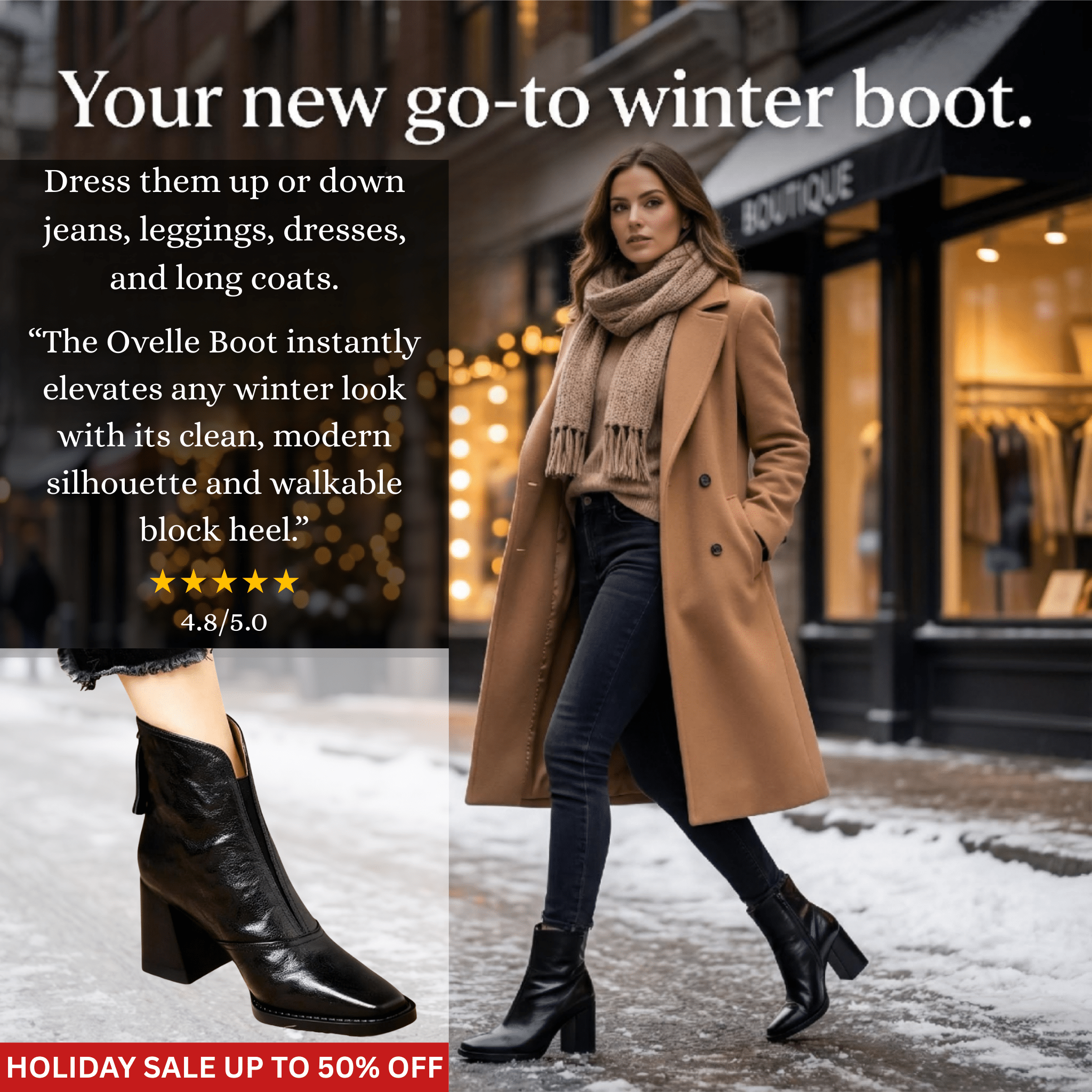 The Ovelle Comfort Ankle Boot