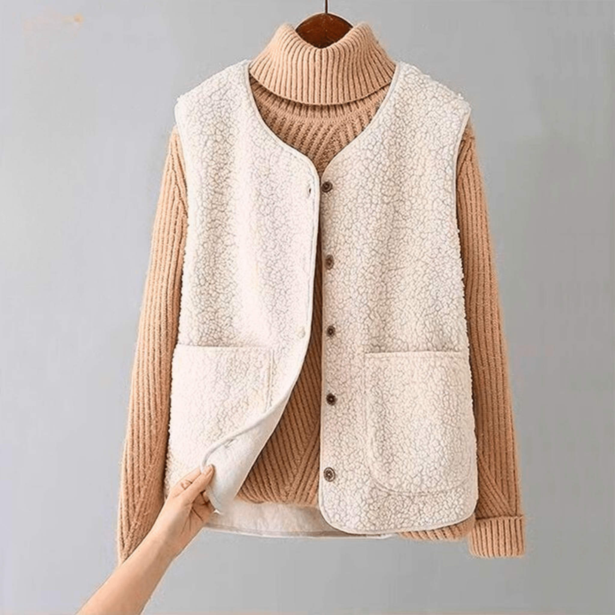 The Valente Sherpa Vest