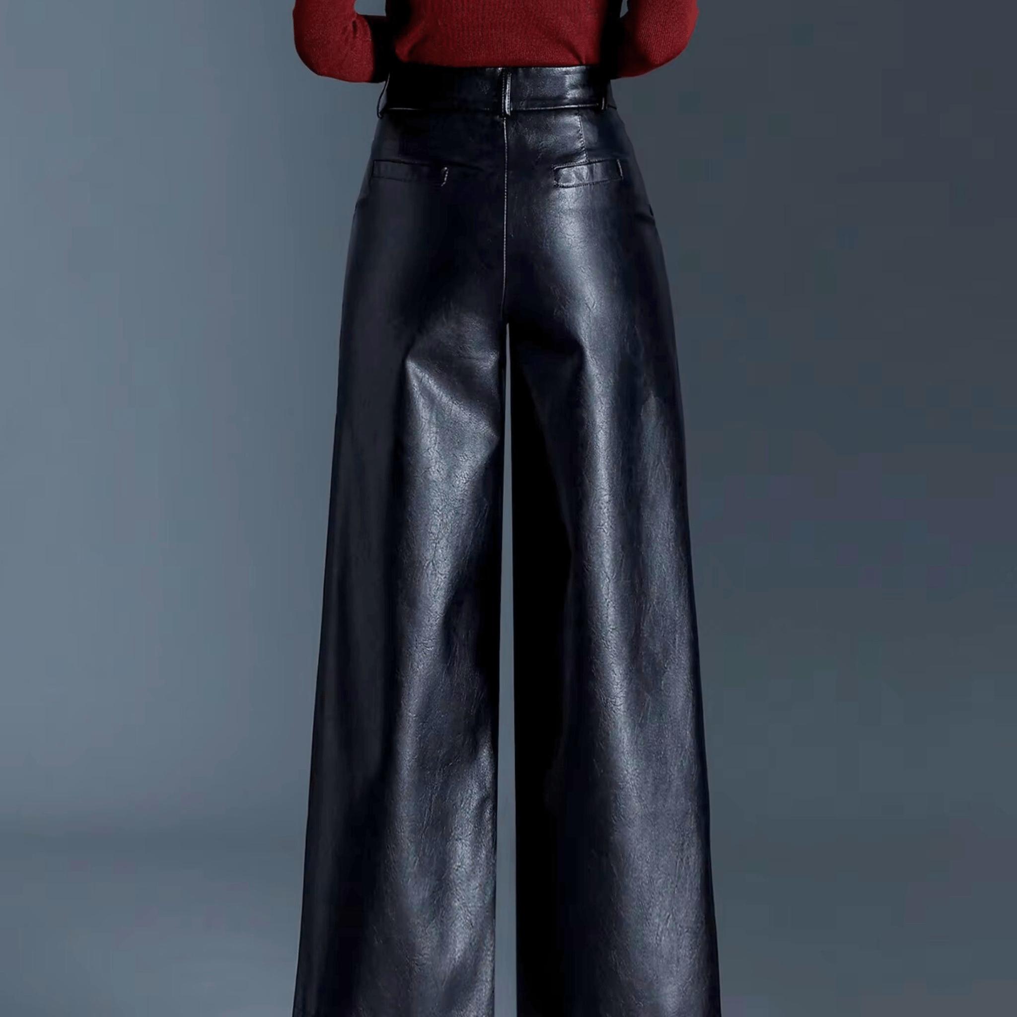 The Verenne Leather Trouser
