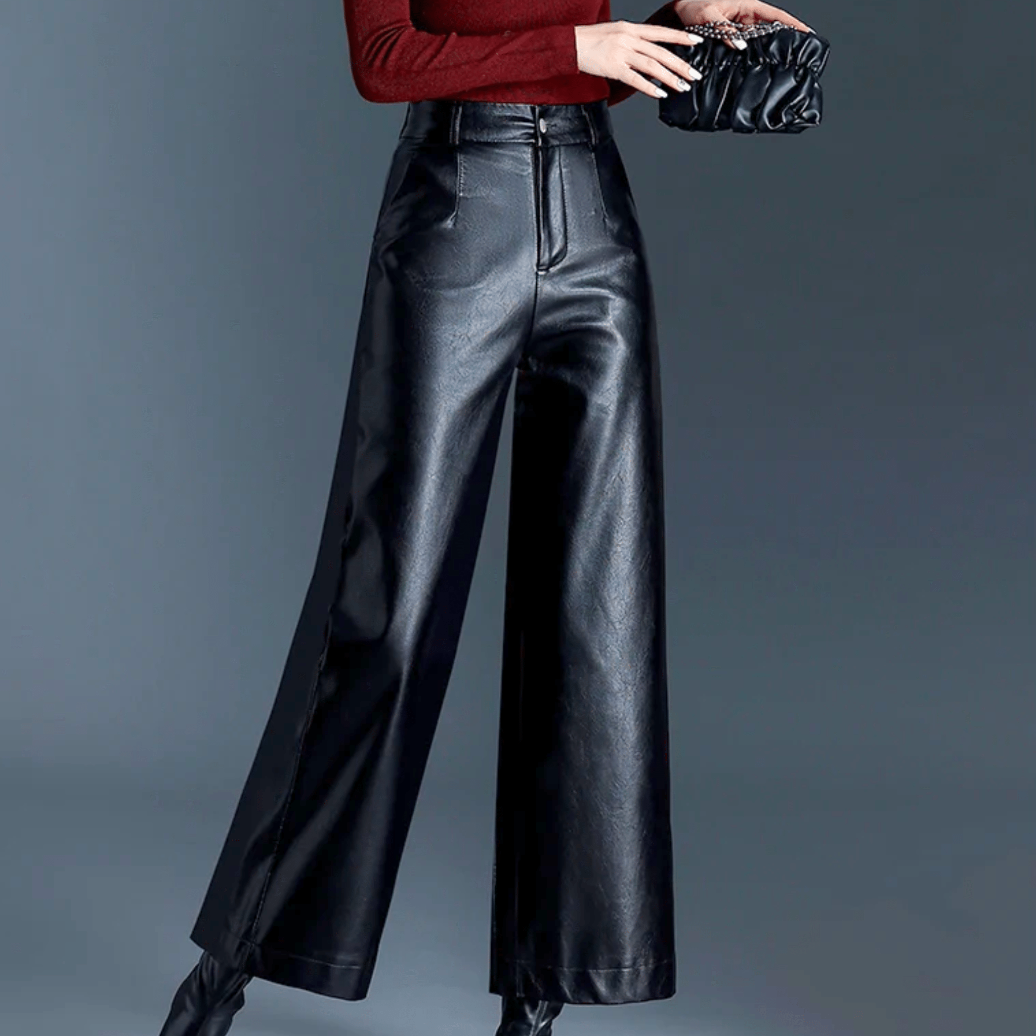 The Verenne Leather Trouser