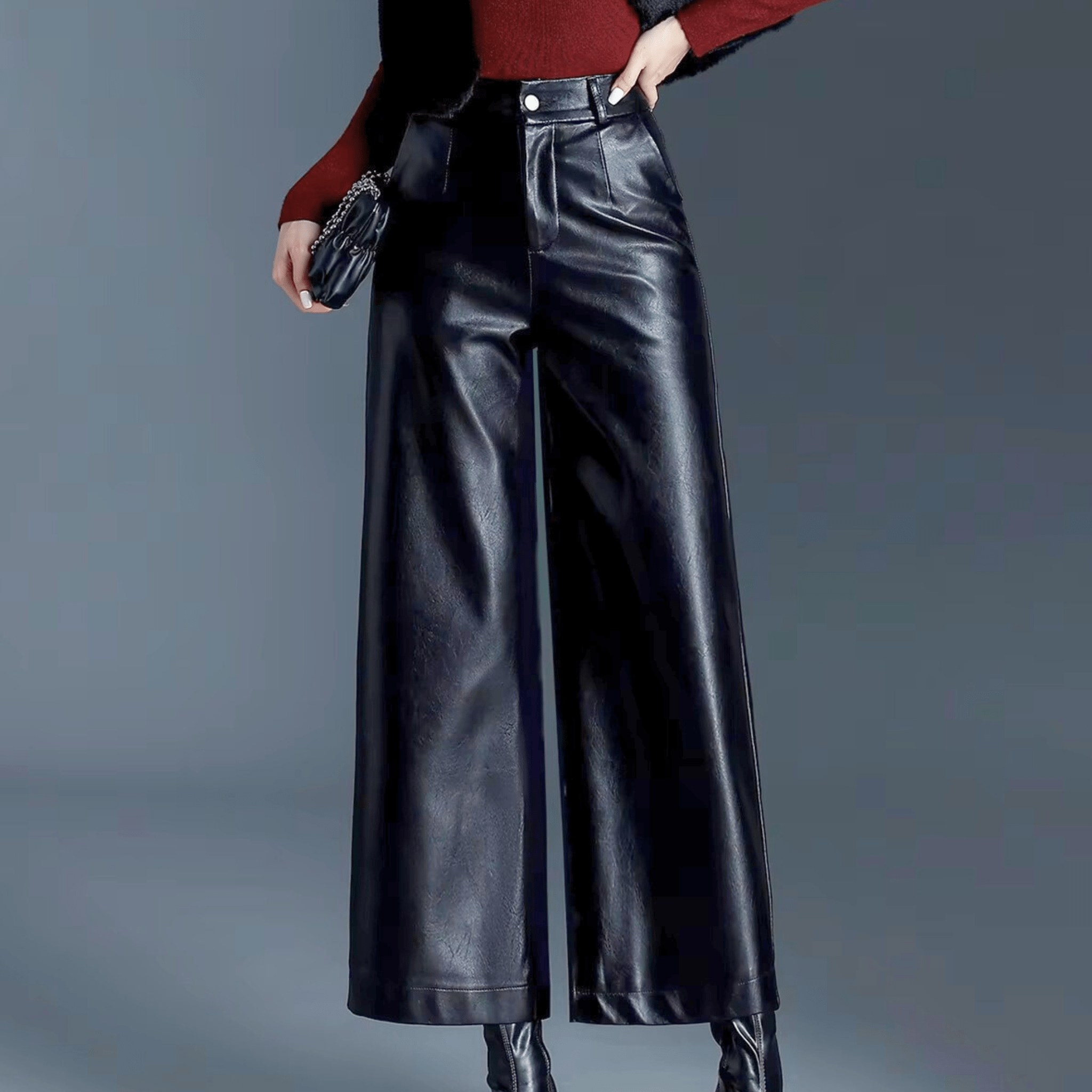 The Verenne Leather Trouser